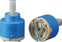 Robinet à noyau de valve en céramique à pied haut accessoire d'eau chaude/froide mixte 35MM/40MM carrelage en pierre à pied haut fait moule P20 Durable