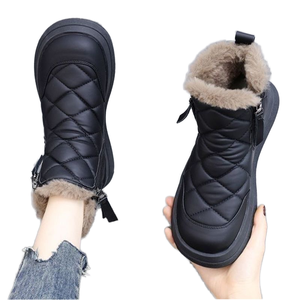 Nuovi Stivali da Neve Invernali da <span class=keywords><strong>Donna</strong></span> 2025 Antiscivolo Caldi Sportivi Resistenti Traspiranti con Fodera in Puro Cotone Morbidi con Lacci Bestseller - Product Image 6