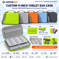 Étui rigide pour ordinateur portable en EVA, anti-écrasement, résistant aux chocs/au liquide, protection contre les chutes, logo personnalisé, compatible avec iPad Pro, étui fin pour tablette en EVA