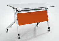 Table de bureau modulaire pliable en bois Ekintop Table de formation et table de conférence pour salles de réunion Formation scolaire