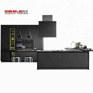 Style américain Élégant Projet De <span class=keywords><strong>Cuisine</strong></span> Armoires Cuisines <span class=keywords><strong>Sans</strong></span> Poignées - Product Image 3