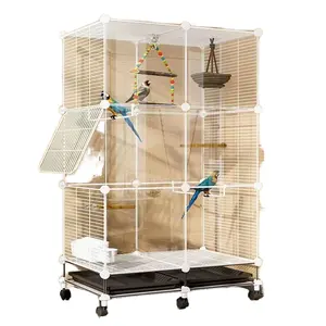 Offre Spéciale universel Plaid motif fer Cages à oiseaux petit canari élevage artisanat fabrication fournitures pour animaux de compagnie