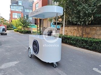 Chariot de fleurs commercial mobile Etodevice pour la vente au détail