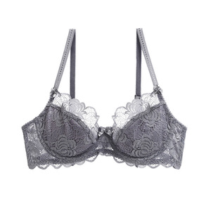 New Fashion Sexy Lace Lingerie Thin Cotton Cup <b>Bra</b> Underwire Breathable Women's <b>Bra</b> - Product Image 5