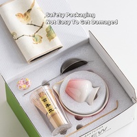Kingze Coffret cadeau de Noël personnalisé Outils à thé de la dynastie Song 7PCS 8PCS Ensemble de bols Chawan Matcha en céramique avec fouet en bambou