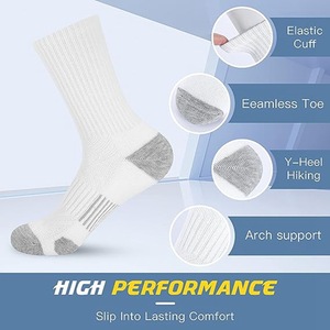Calcetines Deportivos de Gran Tamaño para Hombre, Calcetines de Punto Otoñales para Baloncesto, para Entusiastas del Deporte, Venta al Por Mayor - Product Image 3