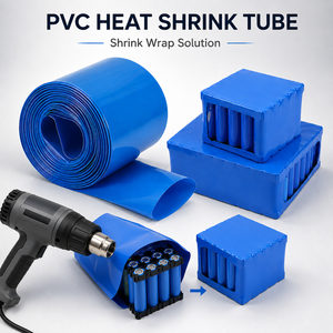 Tube thermorétractable transparent en <span class=keywords><strong>PVC</strong></span> pour batterie au lithium, <span class=keywords><strong>manchon</strong></span> transparent pour batterie, protection d'isolation cellulaire - Product Image 3