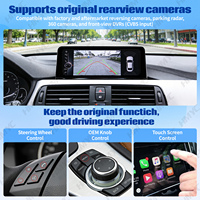 Pantalla Multimedia Inalámbrica CarPlay y Android Auto de 10.25 Pulgadas con Pantalla Táctil para BMW 3/4/M3/M4 F30 F31 F32 F33 F34 F36 F80 F82 F83 NBT