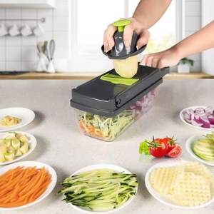 Cortador de Verduras Multifuncional de Buena Calidad, Rebanador de Patatas y Cebollas con Cuchilla de Acero Inoxidable - Product Image 4