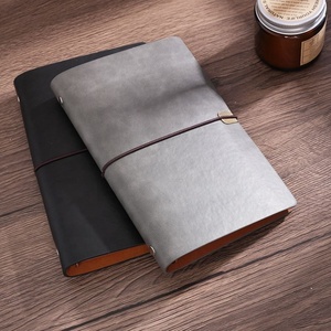 Diario de Cuero Recargable A6 Vintage Personalizado, Cuaderno de Tapa Blanda con Correa para Agenda de Negocios, Planificador de Viajes y Regalos Promocionales - Product Image 2