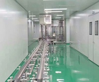 Salle blanche modulaire de pièce propre de purification avec l'atelier différent de niveau de propreté