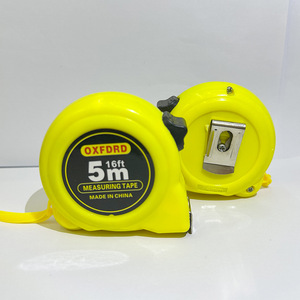 Oxfdrd <b>Measuring</b> <b>Tape</b> 5m Metric Self Winding Push Button Lock Building Construction Use - Product Image 1
