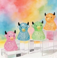 Jouet anti-stress FuYi Axolotl Squishy, jouet Axolotl en sucre malté pailleté, jouets sensoriels pour enfants, jouets Squishy pour soulager l'anxiété
