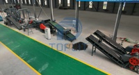 Ligne de production de recyclage des pneus à haute efficacité |   Machine de fabrication de granulés de caoutchouc et de séparation des fils à partir de pneus PCR et TBR