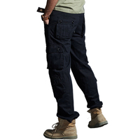 Pantalon tactique d'extérieur pour homme 100% coton Pantalon décontracté multi-poches Pantalon décontracté Randonnée Chasse Pantalon long pour homme