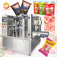 Machine d'emballage rotative ORME pour grains de café, sachets préformés Doypack et bonbons