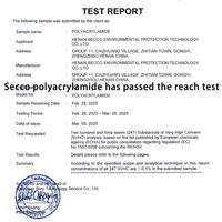 Poliacrilamida Catiónica Floculante para Deshidratación de Lodos, Polímero de Alta Densidad de Carga, 100% Pureza, Certificado ISO, CAS 9003-05-8