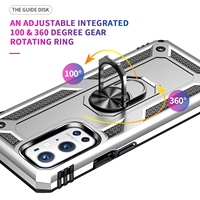 Coque de téléphone antichoc avec anneau de support en TPU et PC pour OnePlus 9 Pro / 9Max – Offre spéciale