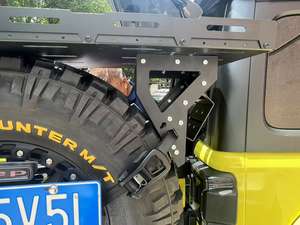 Support de rangement de panier de cargaison de pneu de secours de haute qualité adapté pour Jeep Wrangler JK JL TJ YJ Ford Bronco RV & SUV 1976-2025 - Product Image 5