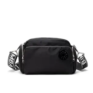 2024 Hochwertige Spanien Espana Branded Black Cross Body Bag Solid Designer Berühmte Marke Umhängetaschen Damen Messenger Bags