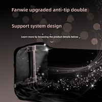 Sac de danse pliable tendance de 23 pouces, grande capacité, porte-vêtements télescopique, chariot à roulettes, fermeture éclair en PU pour les voyages