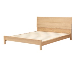 Rắn Gỗ Gỗ Giường Cơ Sở Khung Nữ Hoàng Vua Kích Thước Nhanh Chóng Lắp Ráp Đồ Nội Thất Phòng Ngủ Bằng Gỗ Mạnh Mẽ Giường Nền Tảng Cho Phòng Ngủ Khách Sạn - Product Image 4