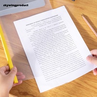 Carpeta de Archivos de Papel Clásica en Oferta, Cubierta de Informes Transparente Ecológica con Tamaño Personalizado Disponible