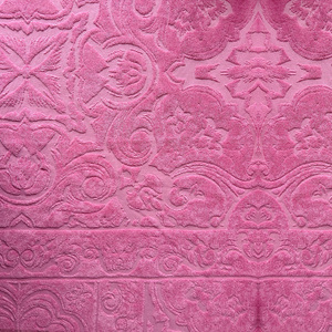 75% Coton 25% Polyester Tissu jacquard uni en éponge 210gsm Antistatique Respirant Évacuation de l'humidité Peignoirs de bain Pantalons de plage Vente chaude - Product Image 6