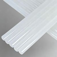 Bâton de colle thermofusible EVA blanc semi-transparent à haute viscosité JCXC, forte adhérence pour le collage de nœuds chinois et de boules de cristal