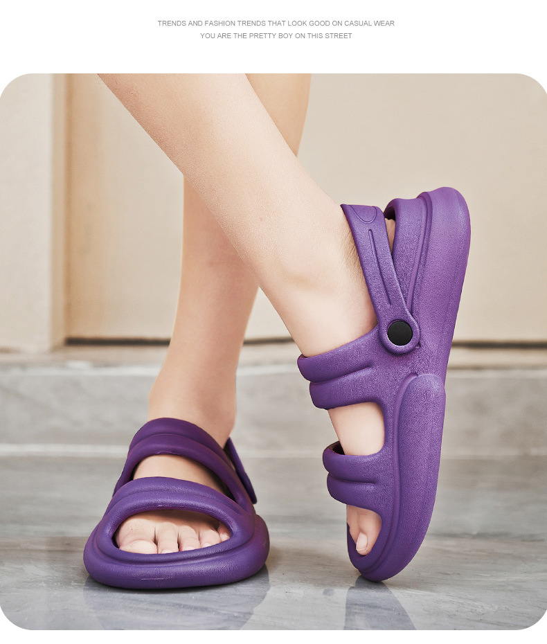 Trend Anti-slip Unisex Slippers and Sandals Beach Dual-use Non-slip Slippers for Men