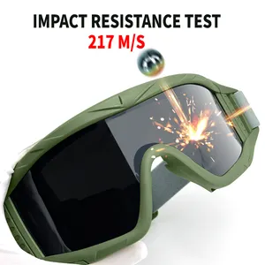 Motocross Yijia Anti Fog Shooting Glasses Z87 Safety Glasses Anti-impact Training Gear Tactical Eyewear Motocross Goggles