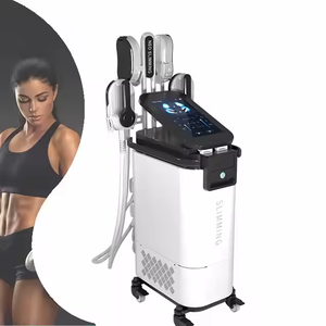 Appareil de remodelage corporel Emslim à 4 poignées, stimulateur Tesla RF pour le renforcement musculaire et la combustion des graisses, pour le lifting des hanches, des fesses et des mains, compatible avec les prises AU/US/EU - Product Image 5