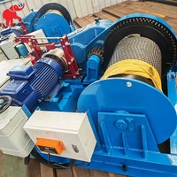 Treuil hydraulique électrique télécommandé de haute qualité JK/JM/JMM, 20-40 tonnes, câble en acier, 380V, prix du treuil