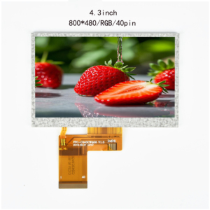 4.3 inch 480*272 750 nits 40 pin RGB giao diện tất cả transmissive st7283 <span class=keywords><strong>TFT</strong></span> <span class=keywords><strong>LCD</strong></span> hiển thị <span class=keywords><strong>Module</strong></span> - Product Image 2
