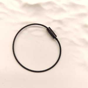 Porte-clés simple en fil métallique coloré, accessoire rond pour clés, bijoux faits main DIY, diamètre 1,5 mm - Product Image 4