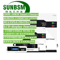 Chargeur de batterie industriel BSM 24V 200A 48V 100A 72V 80A 3KW 110V 220V monophasé AGM Robot Drone