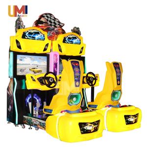 Simulateur de course de luxe à monnayeur 42 pouces, 1 joueur, support espagnol, <span class=keywords><strong>construction</strong></span> métal-plastique, intérieur, garantie 1 an, prix usine - Product Image 6