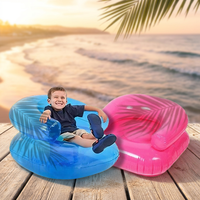 Offre Spéciale – Fauteuil Flottant Carré Gonflable en PVC Écologique, Portable, pour Piscine, Canapé Flottant 59x62x40cm pour Enfants, Utilisation Extérieure