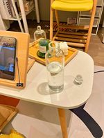 Cadeau promotionnel haute valeur unisexe nouvelle bouteille d'eau en verre dégradé de grande capacité avec échelle de temps couvercles en verre anti-fuite