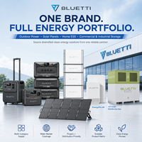 Vente en gros Panneau photovoltaïque portable Bluetti 100w 120W Panneaux solaires pliables flexibles