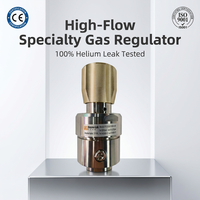 Régulateur de pression de gaz monophasé haute performance à double manomètre pour oxygène et GPL, 300 psi ; 1,6 MPa, en acier inoxydable 316L