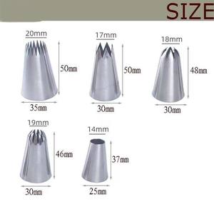 Embout de douille à pâtisserie extra large <span class=keywords><strong>en</strong></span> acier inoxydable 234 pour la décoration créative de gâteaux sur le thème du <span class=keywords><strong>jardin</strong></span> et les outils professionnels de glaçage - Product Image 3