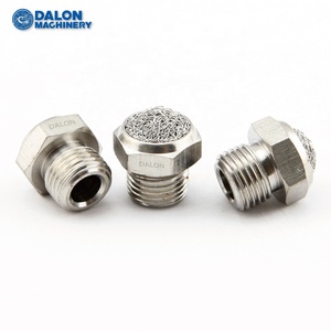 DALON Bộ Lọc Khí Nén Khí Ga SS316 Bằng Thép Không Gỉ Thiêu Kết Bộ Giảm Thanh