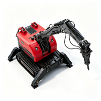 Robot de démolition hydraulique haute puissance pour la rupture et la démolition de béton lourd