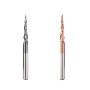 Tyjm hrc55/hrc65 rắn Carbide 2-sáo bóng mũi thon End Mills <span class=keywords><strong>CNC</strong></span> <span class=keywords><strong>Router</strong></span> bit cho kim loại khắc gỗ tùy chỉnh ODM/OEM - Product Image 1