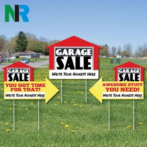<b>Open</b> House <b>Sign</b> Custom Wholesale PP Plastic Sheets Real Estate Yard Sale Greeting Billboard Premium Packaging Included Cutting - Product Image 2