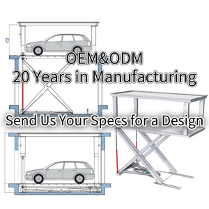 Жилой подземный ножничный автомобильный подъемник - Product Image 4