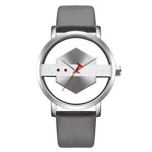 Nuevo Reloj de Cuarzo con Esfera Redonda, Correa de Cuero, Reloj de Pulsera para Hombre, Alta Calidad, Diseño Hueco, Deportivo, Masculino - Product Image 4