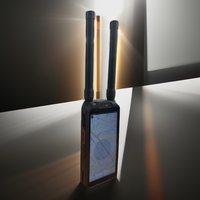 Détecteur RF radio 3 km longue portée, défense anti-UAV, connectable en réseau, 100-6000 MHz avec réponse en 3 secondes, détecteur portable, scanner anti-UAV FPV