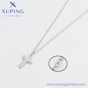 A00907472 Xu Ping jewelry full diamond cross INS collana con ciondolo uomo e donna <span class=keywords><strong>rap</strong></span> <span class=keywords><strong>hip</strong></span> <span class=keywords><strong>hop</strong></span> europea e americana - Product Image 2